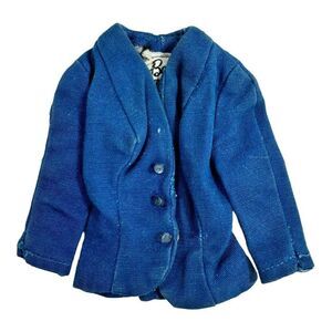 Vintage Barbie American Airlines Stewardess Mattel Blue Jacket Retro Doll